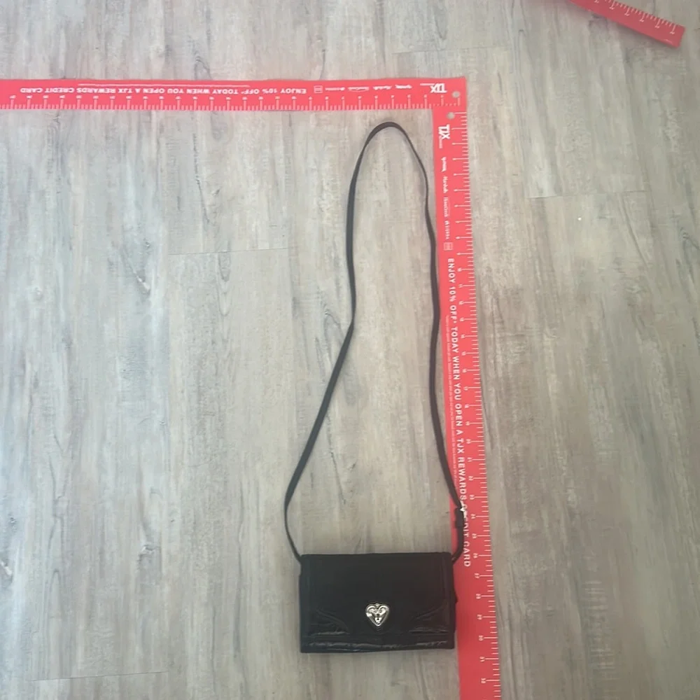 Black Brighton wallet purse crossbody. - Picture 2 of 12